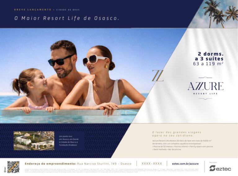 Azzure Resort Life, peça da campanha criada pela Tagawa