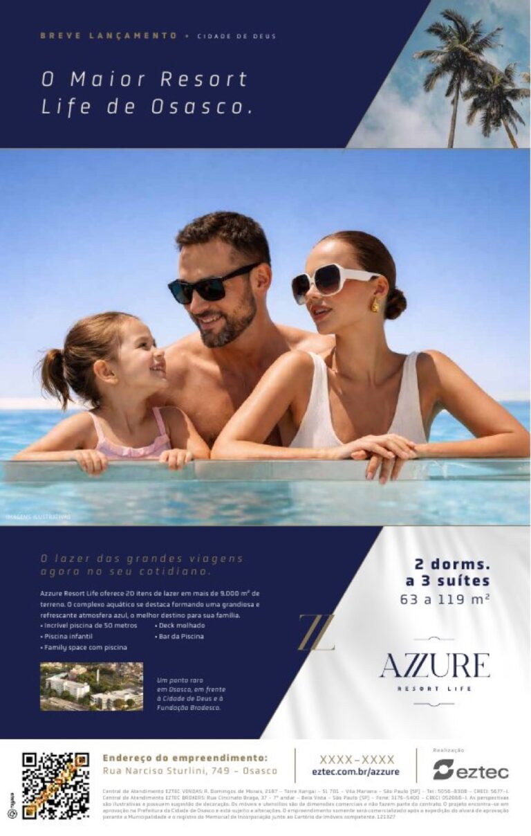 Azzure Resort Life, peça da campanha criada pela Tagawa