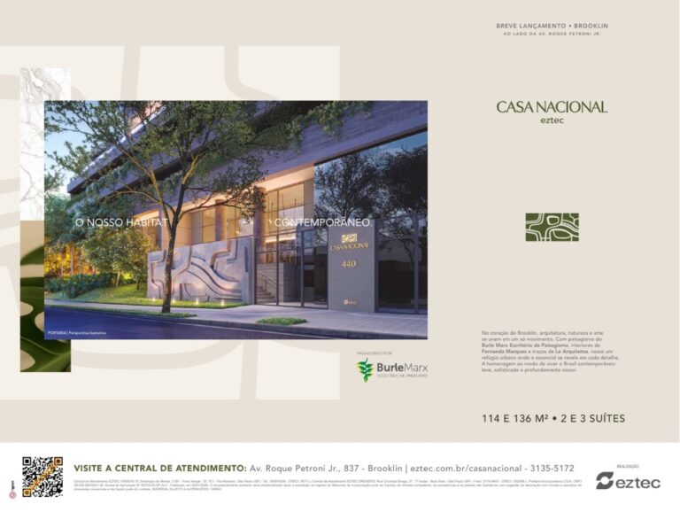 Casa Nacional Eztec, peça da campanha criada pela Tagawa
