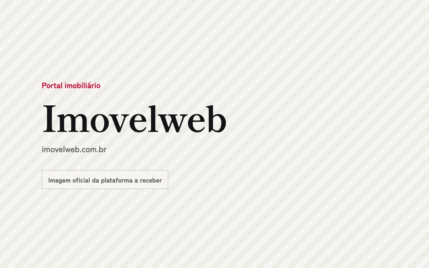Página inicial do site oficial Imovelweb