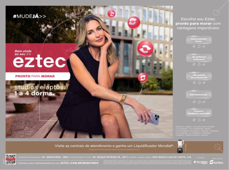 Estilo Eztec, peça da campanha criada pela Tagawa