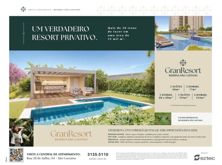 GranResort São Caetano, peça da campanha criada pela Tagawa